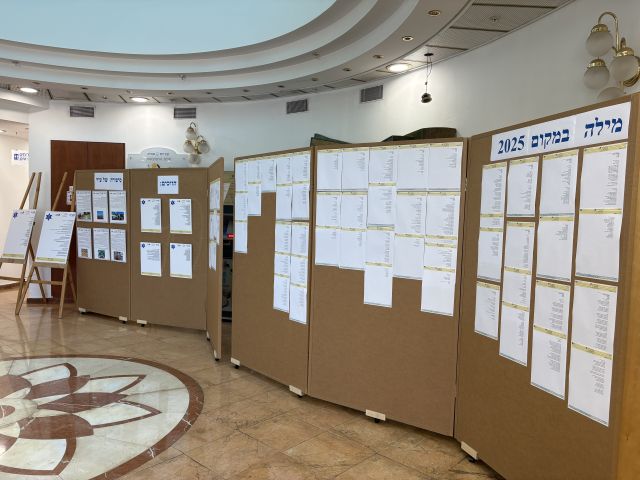 תערוכה - כל היצירות תחרות 'מילה במקום 2525'